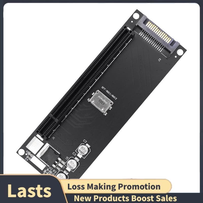 Placa De Expansão-Mãe SFF-8611 8612 NVMe M . 2 SSD Para PCIe 4.0 X16 Adaptador X4 Riser Gráfica Externa