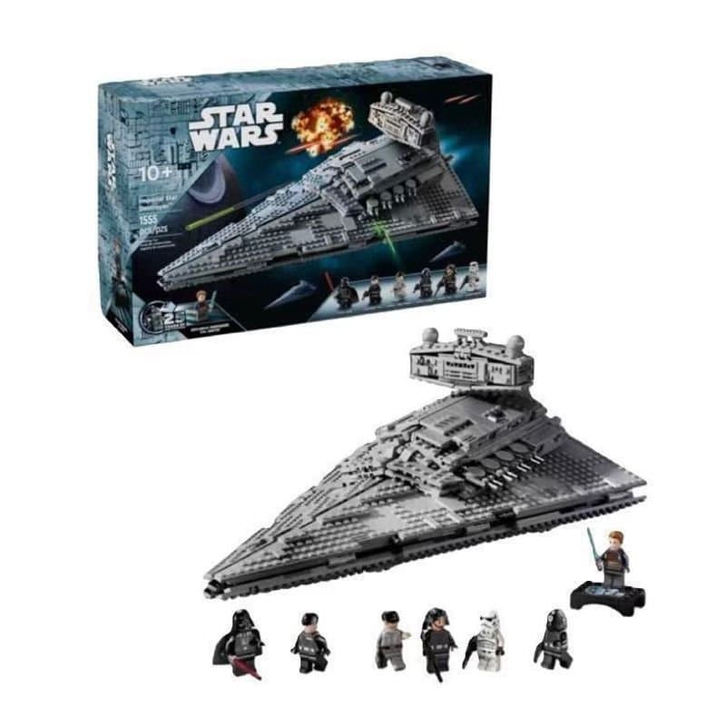 1555 Peças J-Starship Empire Compatível com Lego Star Wars, Brinquedo de Blocos de Montar para Meninos, Presente