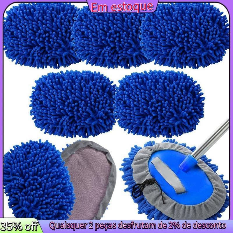 Kit De Ferramentas De Lavagem De Caminhão De Carro De Limpeza 5 Peças De Luvas De Microfibra , Escova Não Incluída , Con