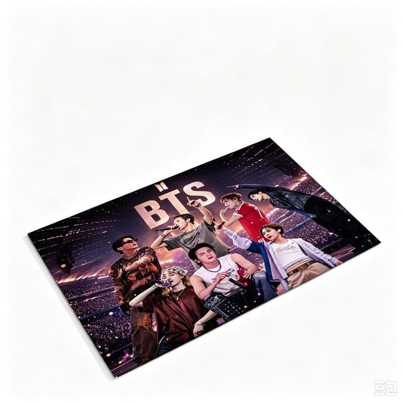 Tapete De Área De Impressão De Concerto BTS K ‐ Pop , Antiderrapante Para Quarto , Sala De Estar , Decoração De Casa