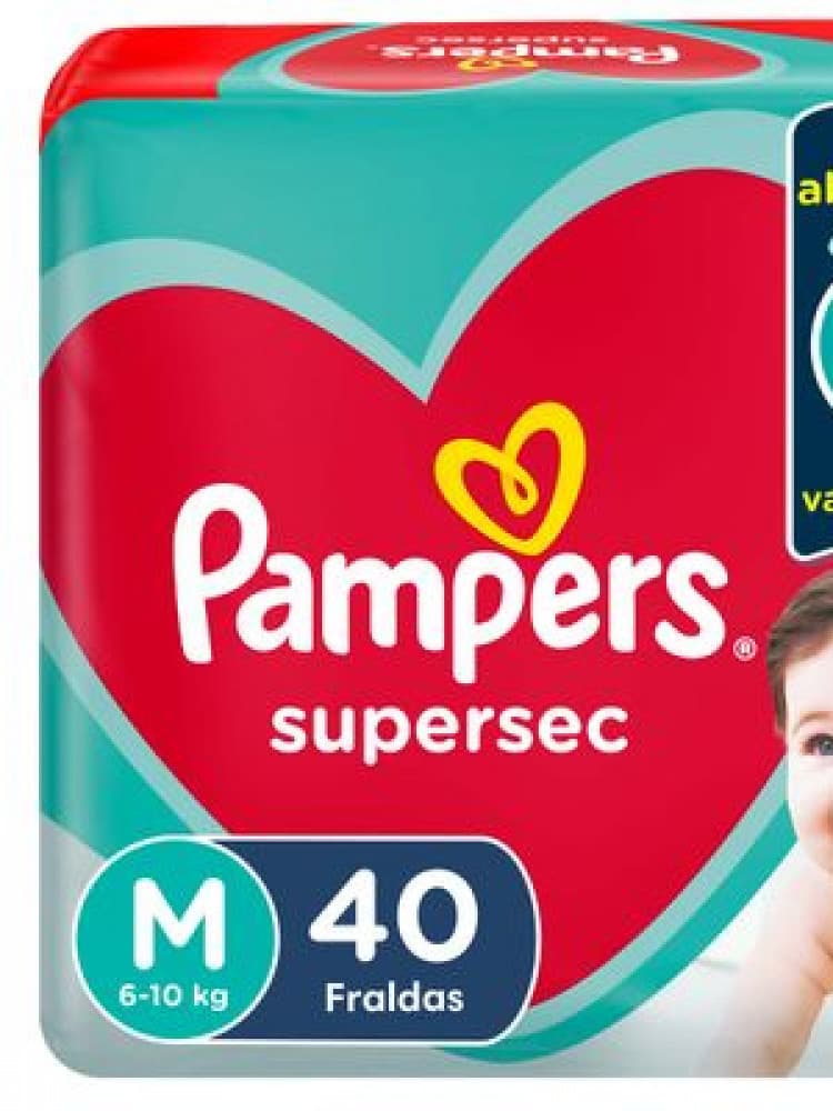 Fralda Descartável Infantil Pampers Supersec G 34 Unidades