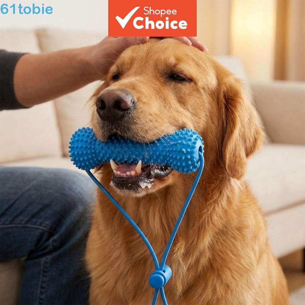 Brinquedo De Borracha Para Escova De Dentes De Cachorro Moagem E Limpeza De Gengivas Interativa