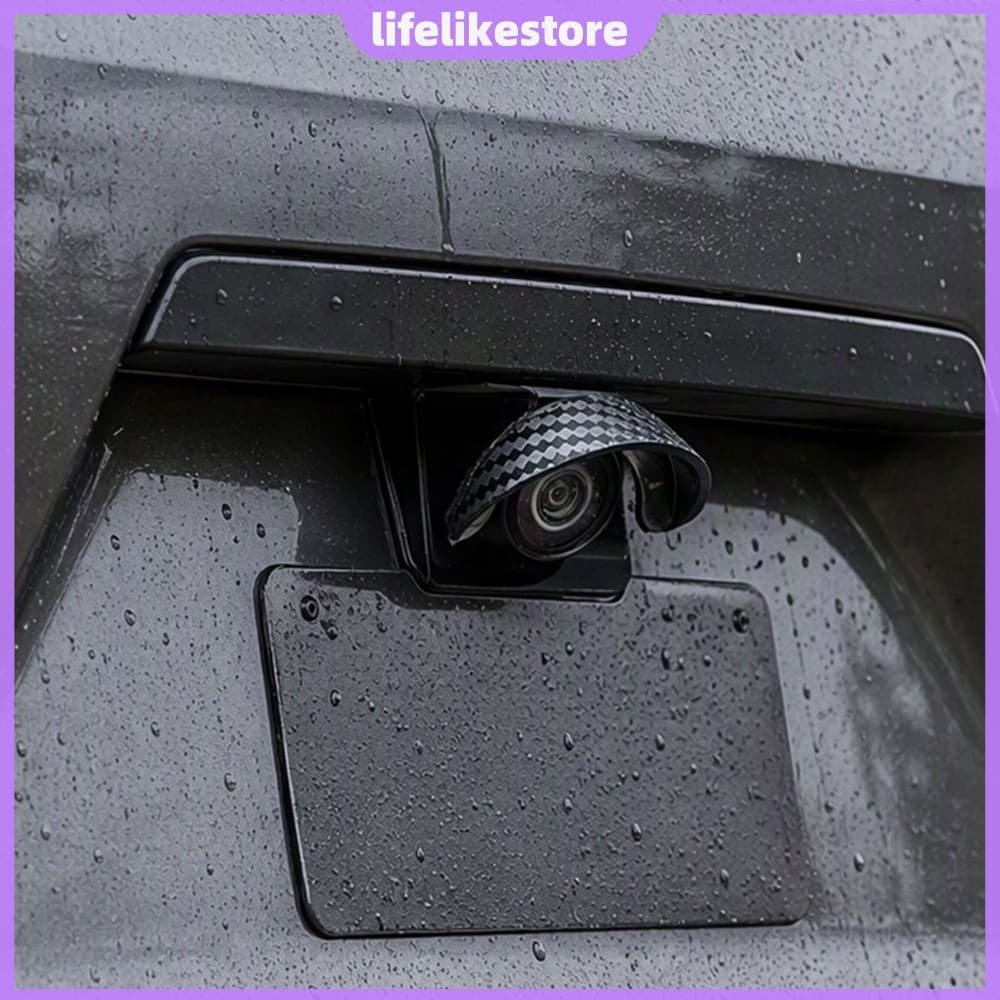 [Novo] Capa De Lente De Câmera De Visão Traseira De Carro , Chuva , Escudo De PVC Flexível Para Uso Diário , Proteção Pr