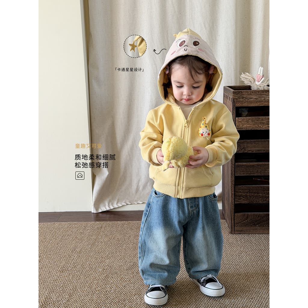 Crianças roupas meninas primavera outono ternos 2026 novo estilo moda Casual crianças roupas do bebê menina casaco de be