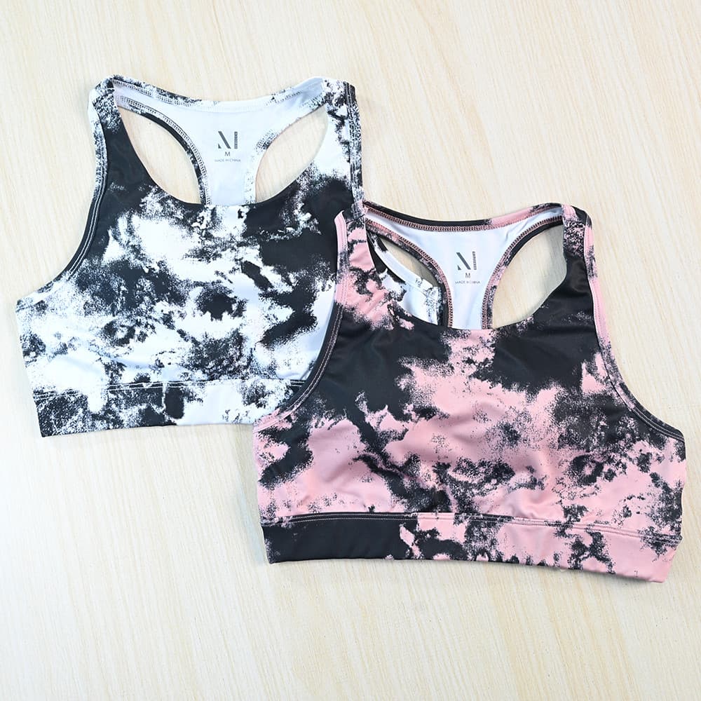 Siqi roupas femininas 264/9 esportes Fitness Yoga seda elástica em forma de I destacável almofada no peito roupa interio