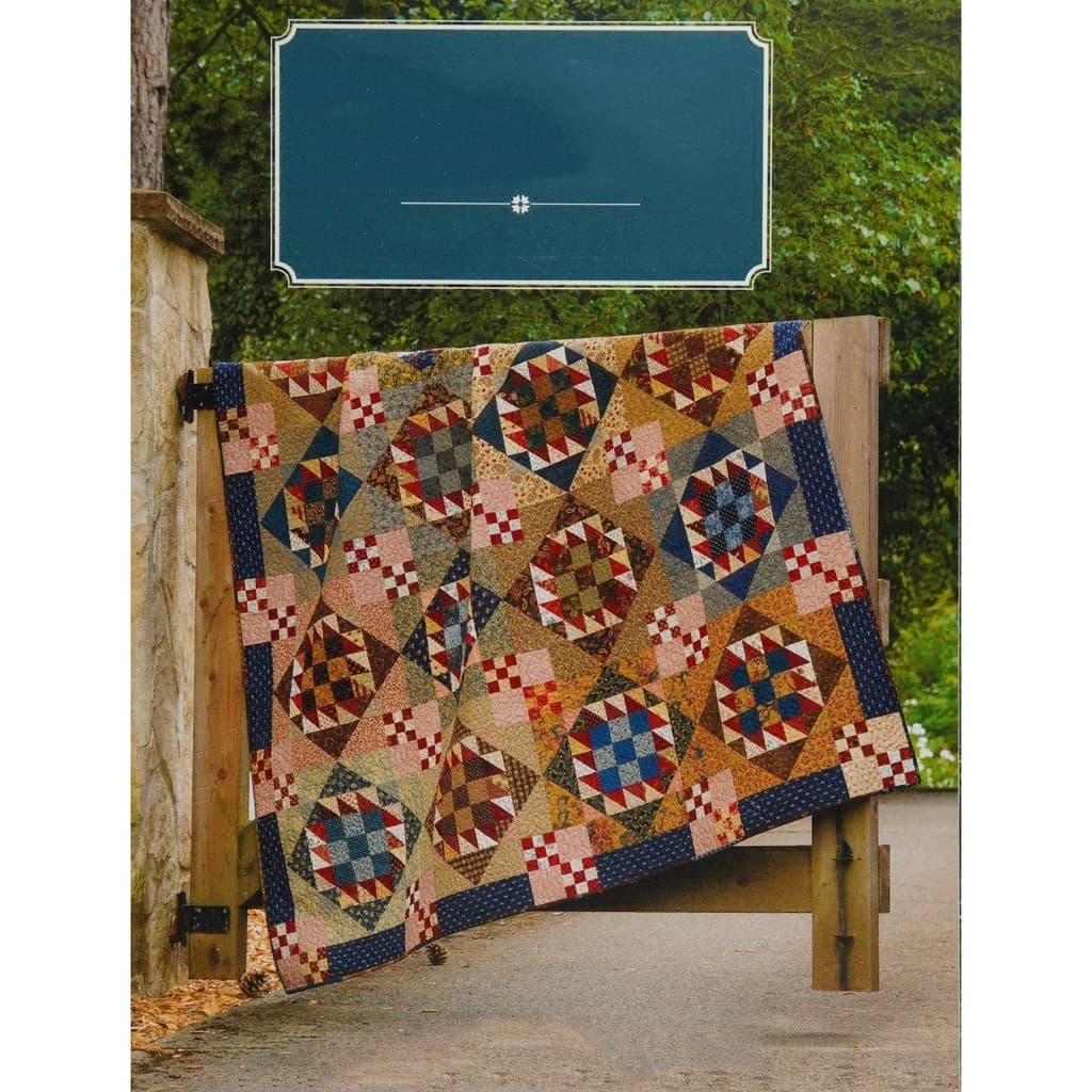 Retro Patchwork Design Patchwork Feito à Mão Padrão Tecido DIY