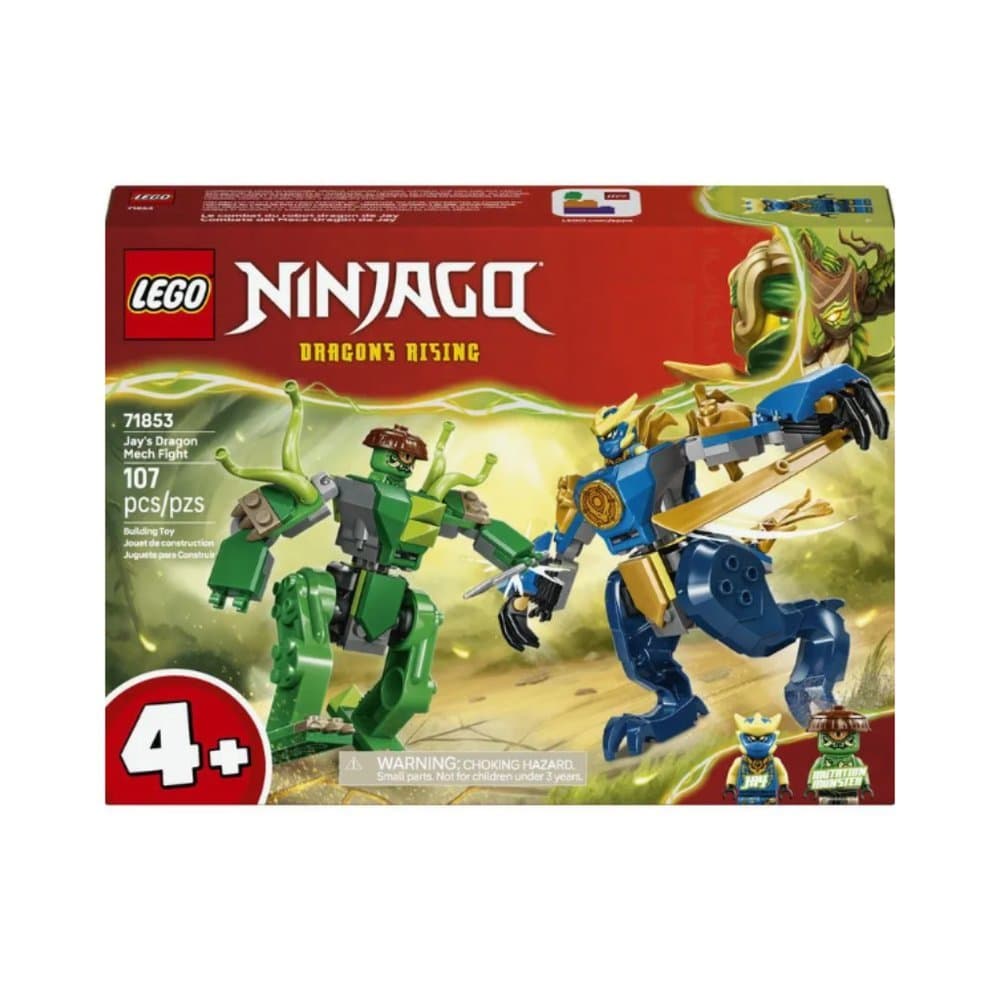 Lego Ninjago 71853 Robô Dragão do Jay – Kit de Montar com Batalha Ninja