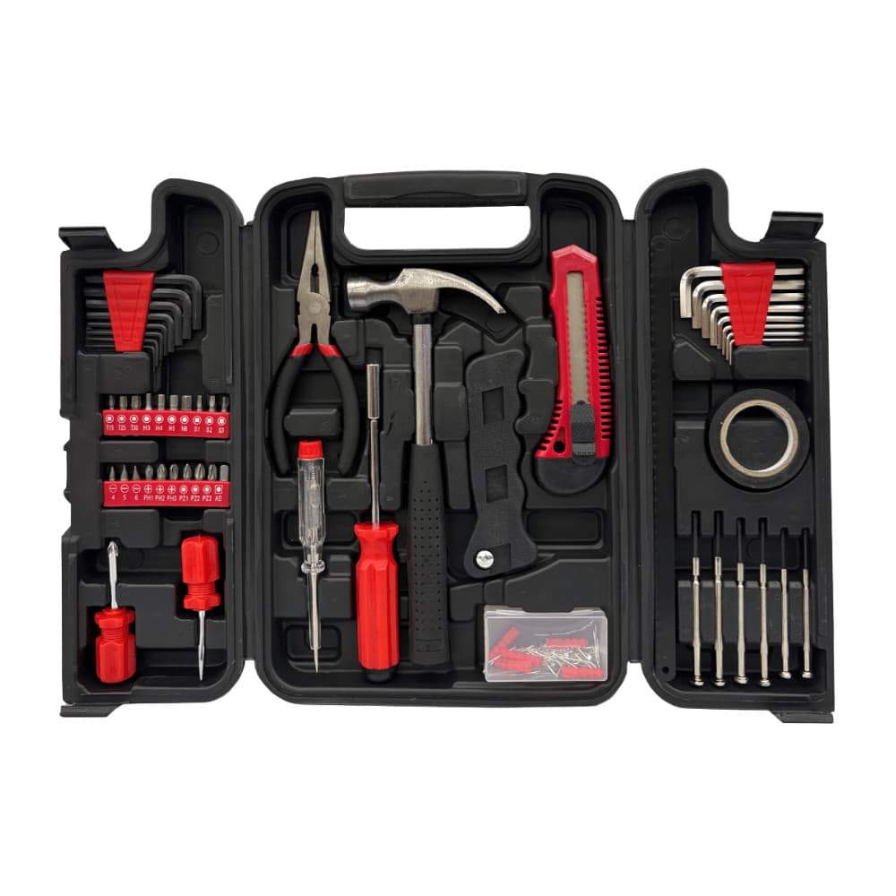 Kit Jogo de Ferramentas Completo 150 Peças Profissional Multifuncional e Portátil - Zenite