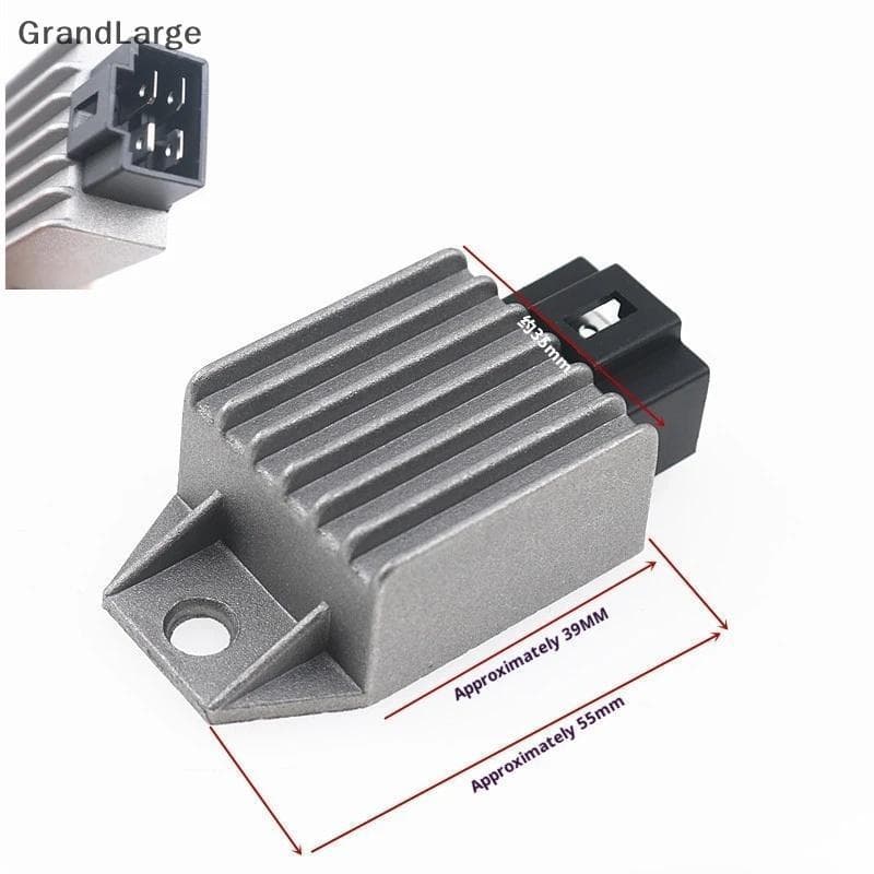[GrandLarge] 1 Unidade Ciclomotor ATV Dirtbike Motocross Acessórios Para GY6 50 80 125 150CC Regulador De Tensão De Moto