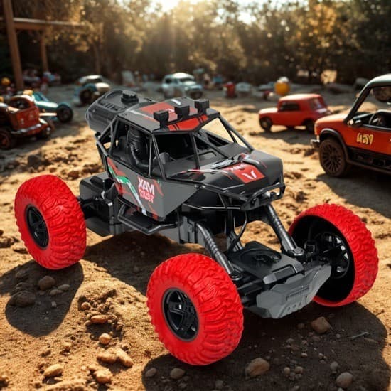 Carrinho Off-Road 4x4 Controle Remoto – Escala Obstáculos, Gira 360° e Enfrenta Qualquer Terreno!