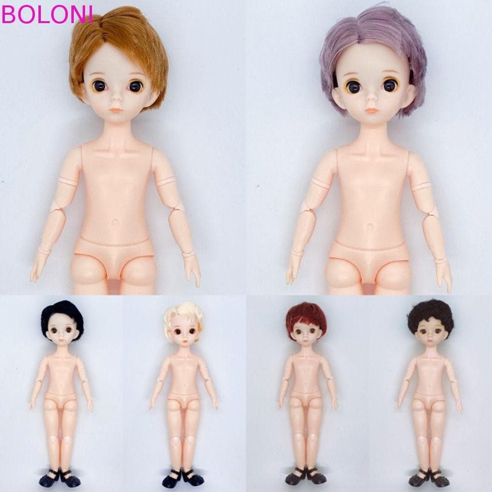 Boneca BOLONI 1/6 Bjd , Brinquedo De Bonecas Giratórias Articuladas Com Olhos 3D Para Meninos , Vestir-Se Cabelo De Arti