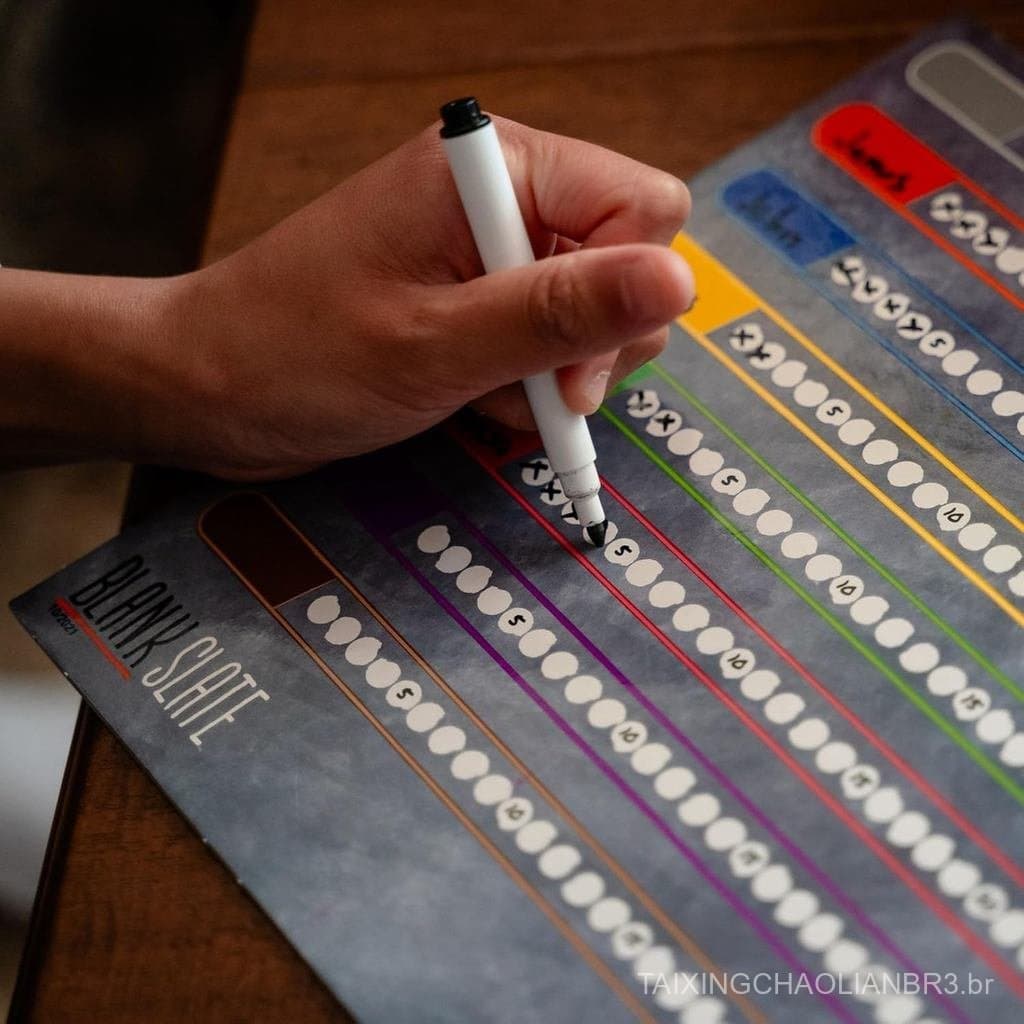 USAOPOLY BLANK SLATE, Onde Grandes Mentes Pensam Igualmente, Jogo de Tabuleiro Divertido para Toda a Família, Jogo de Fe