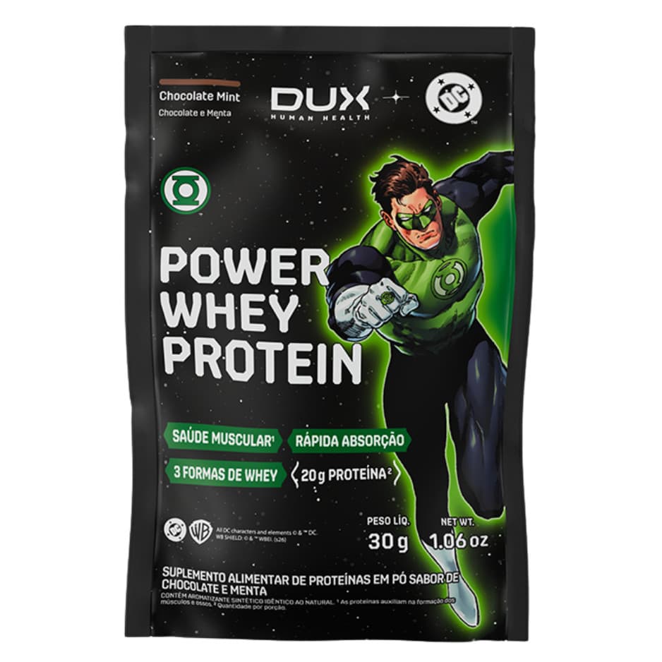 SACHE POWER WHEY PROTEIN SABOR CHOCOLATE MINT DUX DC
