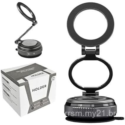 Suporte de celular sem mãos adequado para carro com montagem de 360 graus, preto e suporte para academia, suporte de cel