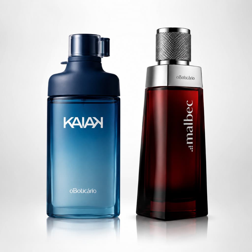 Kit Perfume Classico Mbeck + Kayak Amadeirado Masculino 100ml Importado Frasco de Vidro
