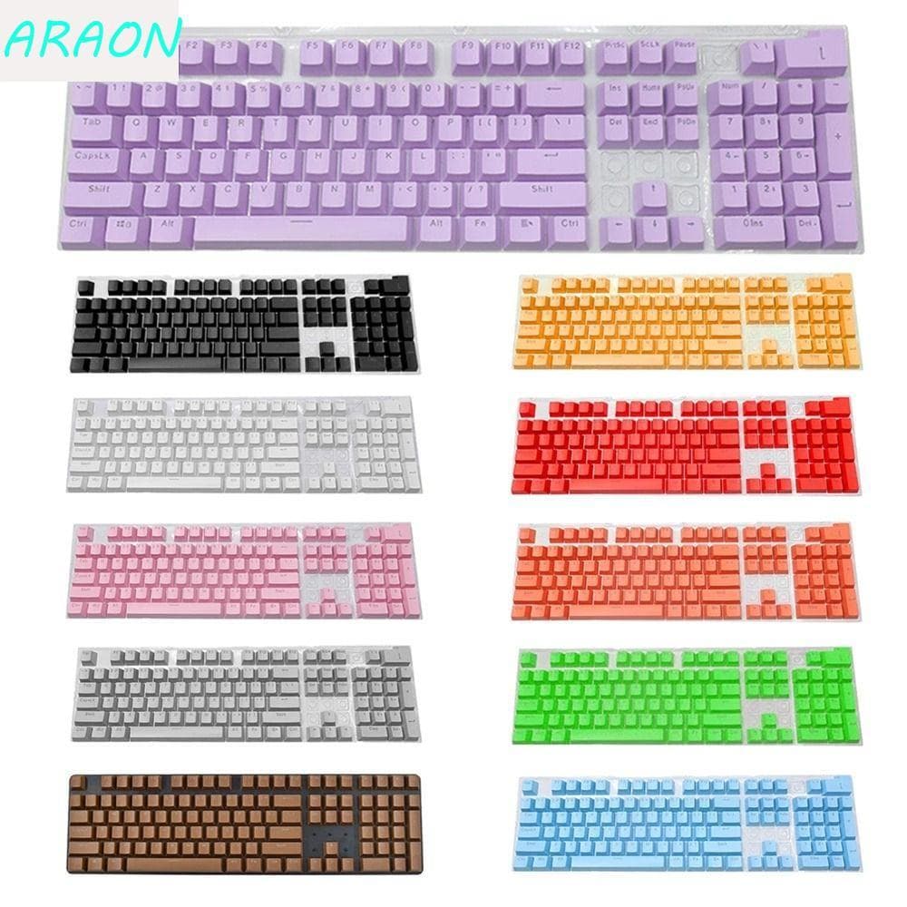 Teclas Mecânicas Coloridas Teclado Mecânico De Injeção OEM 980k 104/108 ABS Em Branco