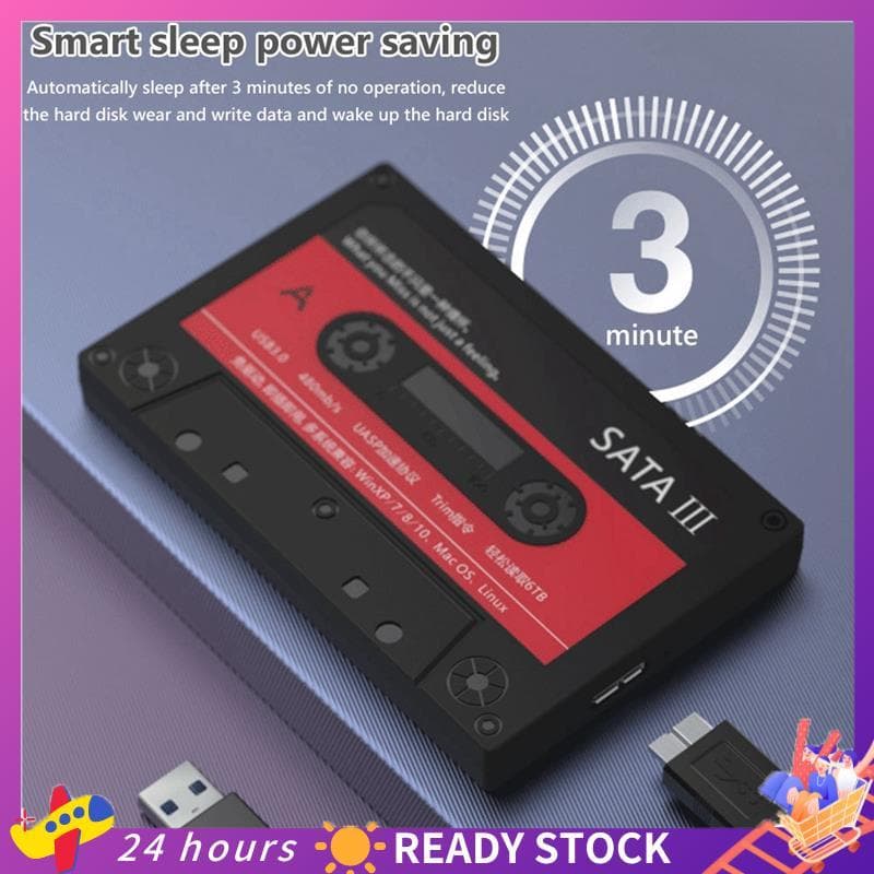 1 Peça 2.5 Polegada USB 3.0 SATA Externo HDD SSD Gabinete De Disco Rígido Para De Estado Sólido PC Portátil