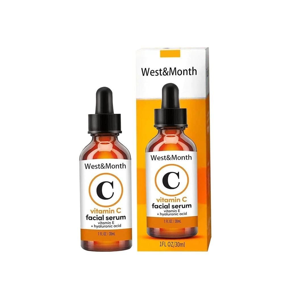 Sérum Facial de Vitamina C - Fórmula Anti-Envelhecimento com Vitamina C, Ácido Hialurônico e Niacinamida - Sérum Facial 