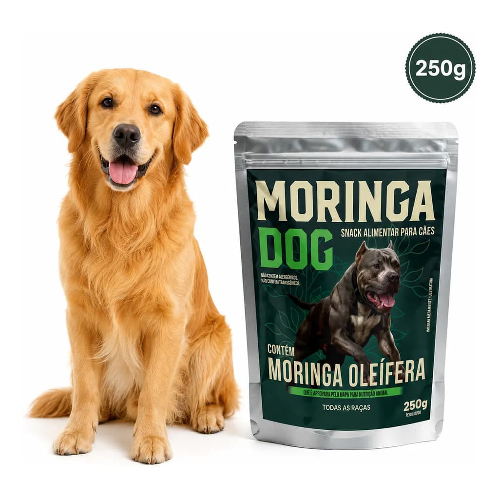 Vitamorin Moringa Dog 250g Snack Saudável Cães
