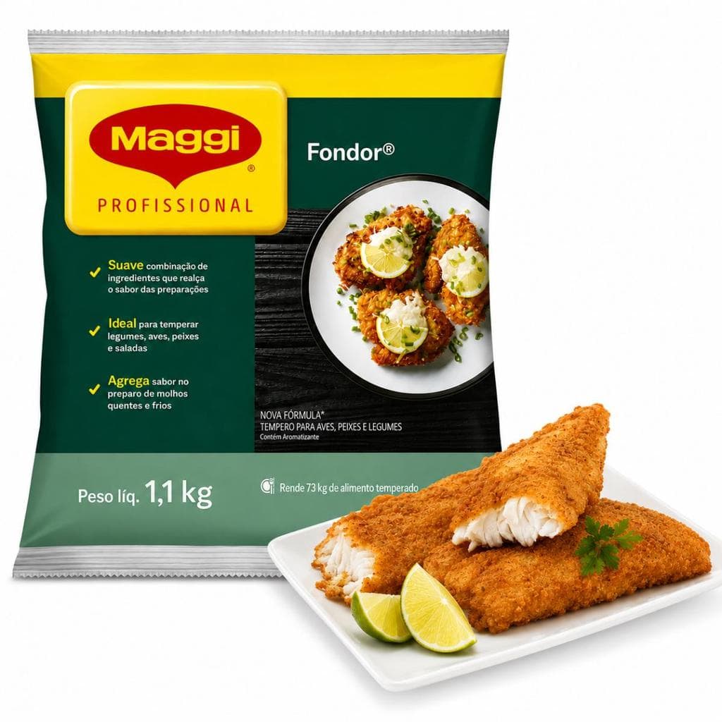 Tempero Fondor Ervas E Especiarias Maggi 1,01KG Para Peixes Aves e Legumes Nestlé