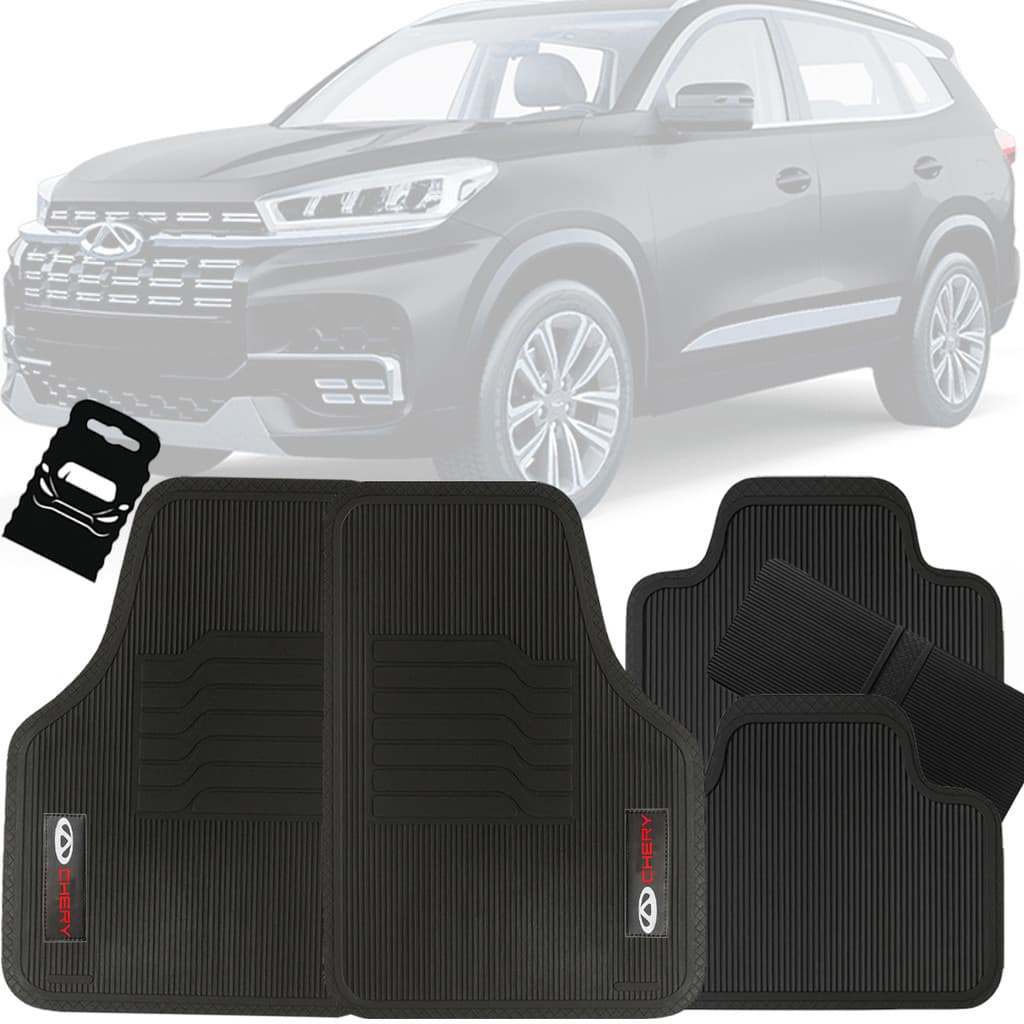 Tapete Automotivo Universal Borracha Tiggo 8 2019 2020 2021 2022 2023 2024 2025 2026