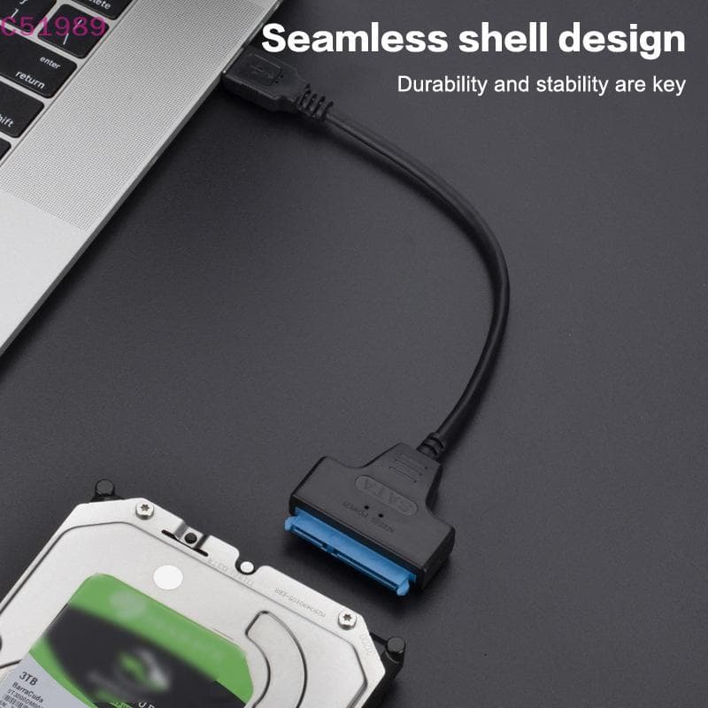 [kaan] SATA Para USB 3.0/Tipo C/2 Em 1 Cabo USB3.0 De Até 6 Gbps Disco Rígido Externo HDD SSD De 2,5 Polegadas 3 Adaptad