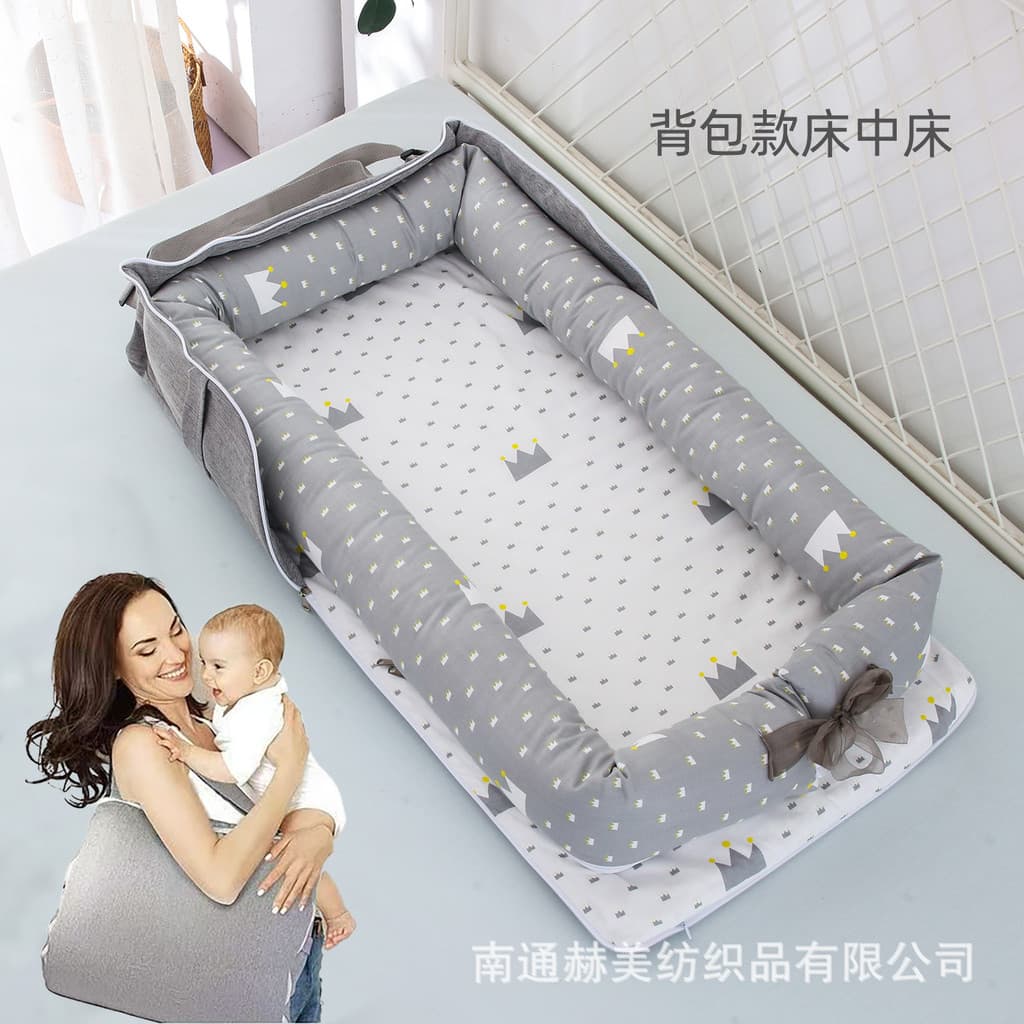 Hemei Berço Mamãe Abraço Berço de Bebê Isolamento Ombro Bagagem Cama Berço de Viagem