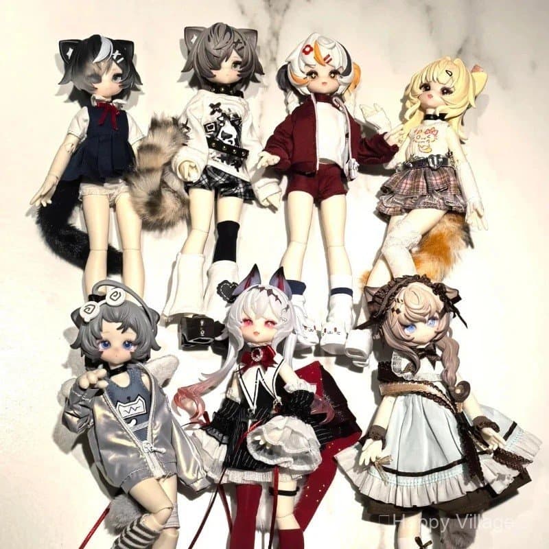 Brinquedos de boneca em casa, Figura Articulada 1/8, Caixa Surpresa, Brinquedo Colecionável da Moda