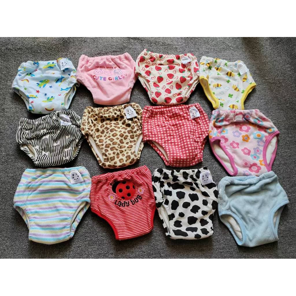 Pedido diário recém-nascido infantil 4 camadas toalha de bebê treinamento toalete aprendizagem calças lavável fralda cal