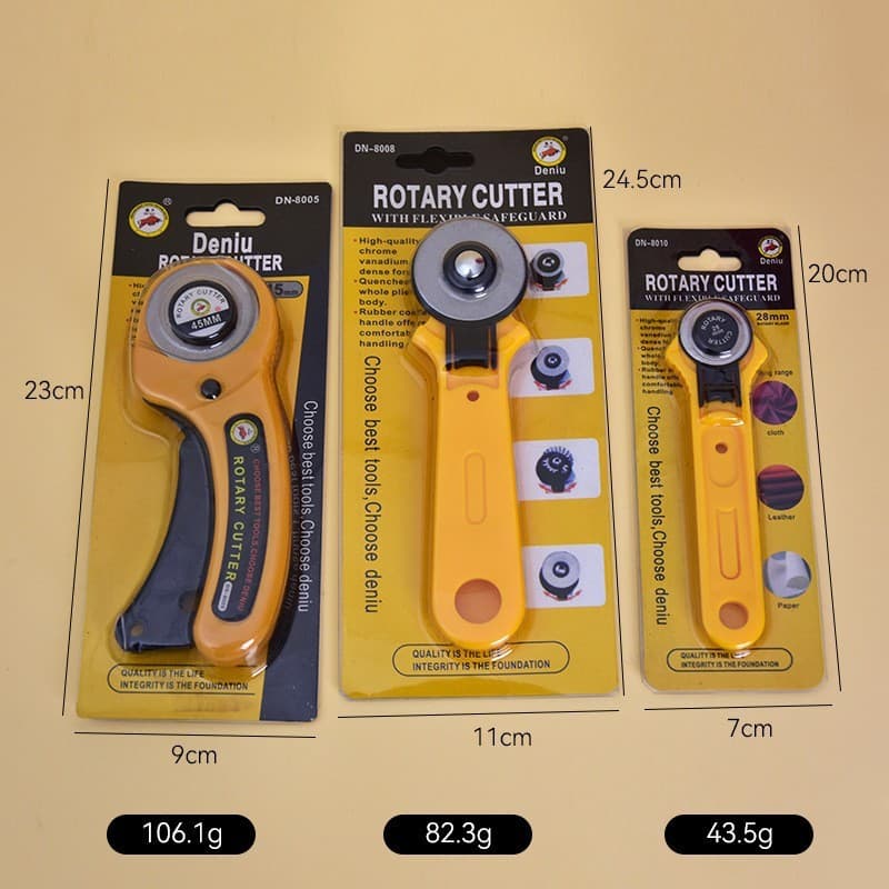 Ferramenta de patchwork de tecido com rolo rotativo, roda de corte de tecido, cortador de elástico plano, cortador de ro