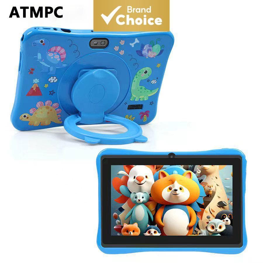 Tablet infantil de 7 polegadas da ATMPC, Android 14, 4 GB (2+2 expansível) de RAM + 16 GB de ROM, tela HD 1024*600,