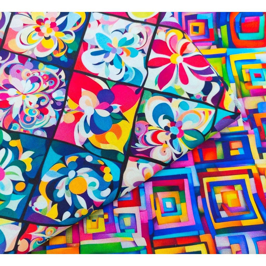 20 contagens de algodão puro tecido liso feito à mão faça você mesmo bolsa Patchwork tecido de roupas tecido xadrez colo