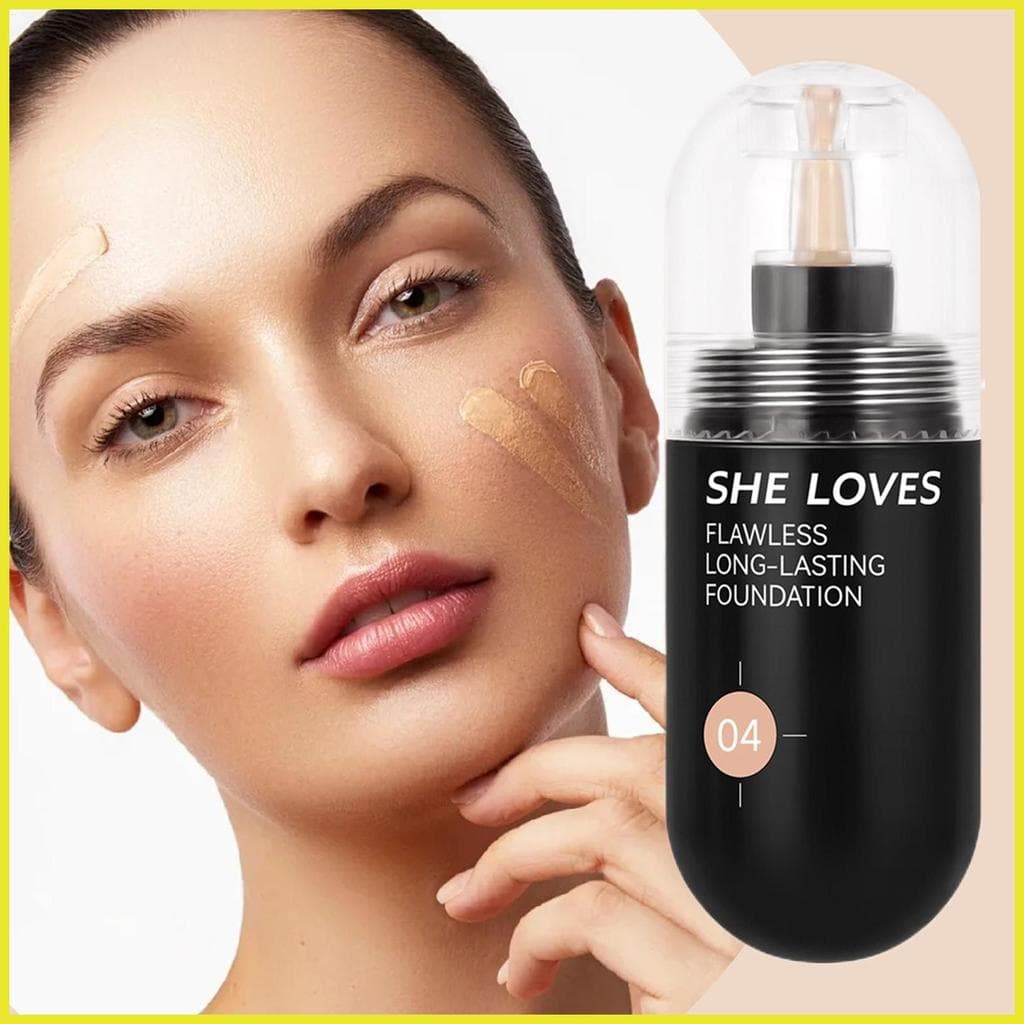 Base De Maquiagem Controle De Óleo Corretivo Longwear Todos Os Tipos De Pele 30ml De Líquida Fosca yushua3br