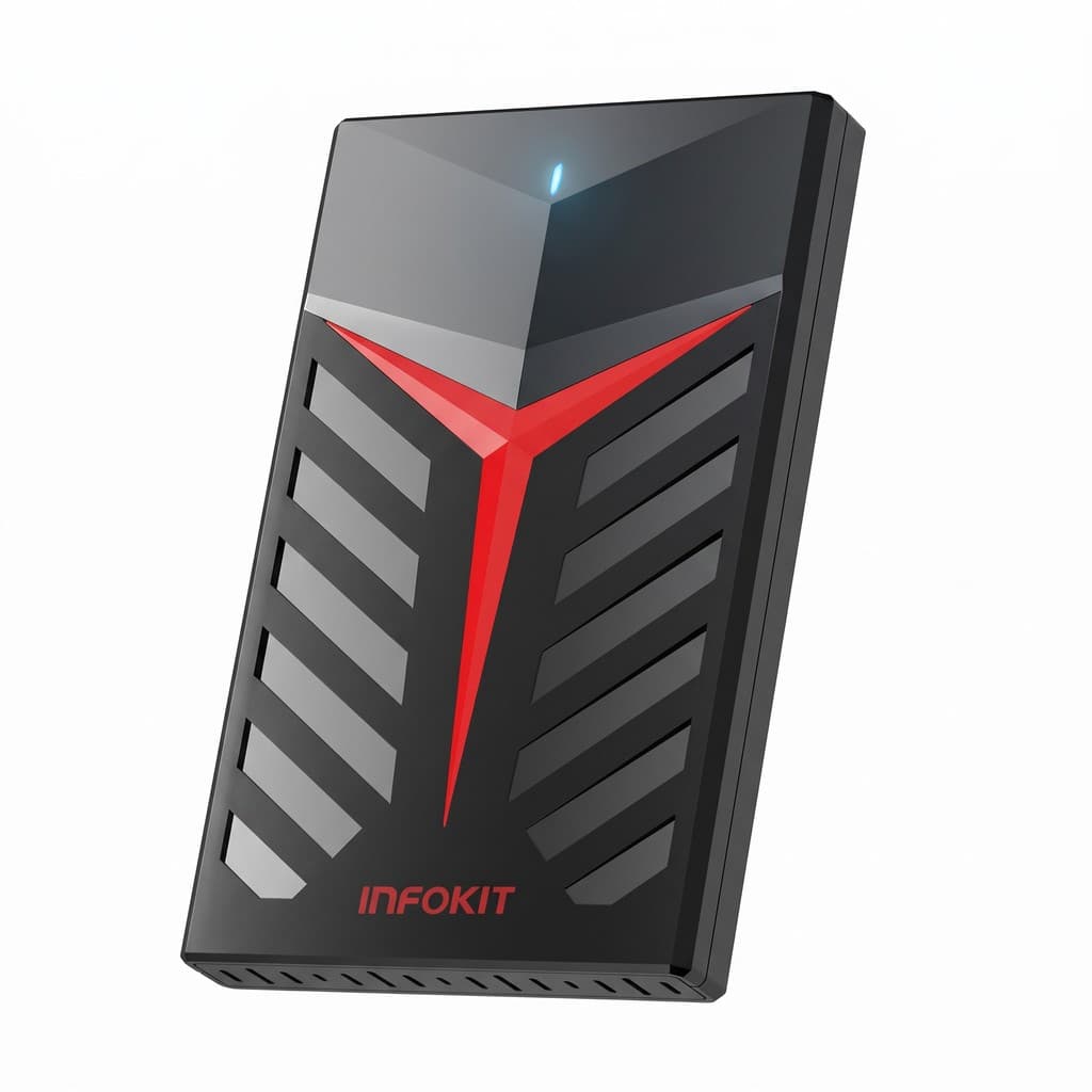 Case Externo HDD SSD 2,5 Infokit ECASE-350 Plug and Play