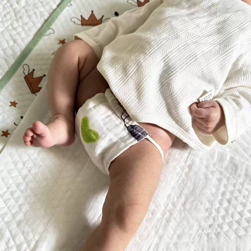 Bebê vermelho bunda cuidados secagem ferramenta útil gaze fralda bolso lavável Anti-respingo fralda recém-nascido bolso 