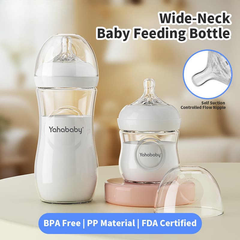 Mamadeira de calibre largo 55 150ml/330ml Anti-cólica bebê recém-nascido 0-6 meses mamadeira