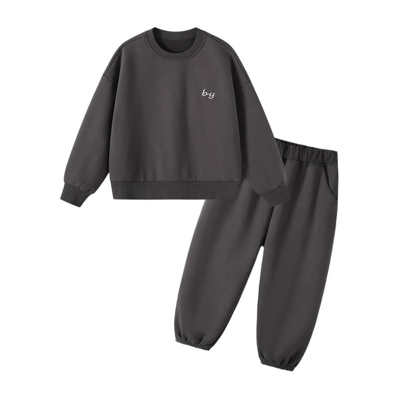 [Conjunto de moletom de lã de algodão macio Super grosso e confortável] bebê crianças terno moletom de bebê conjunto de 