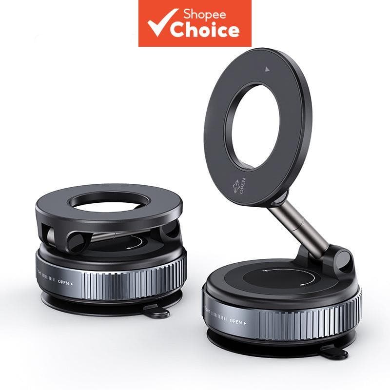Suporte Magnético Para Telefone Carro 360 ° Adsorção De Vácuo De Sucção Forte De Rotação