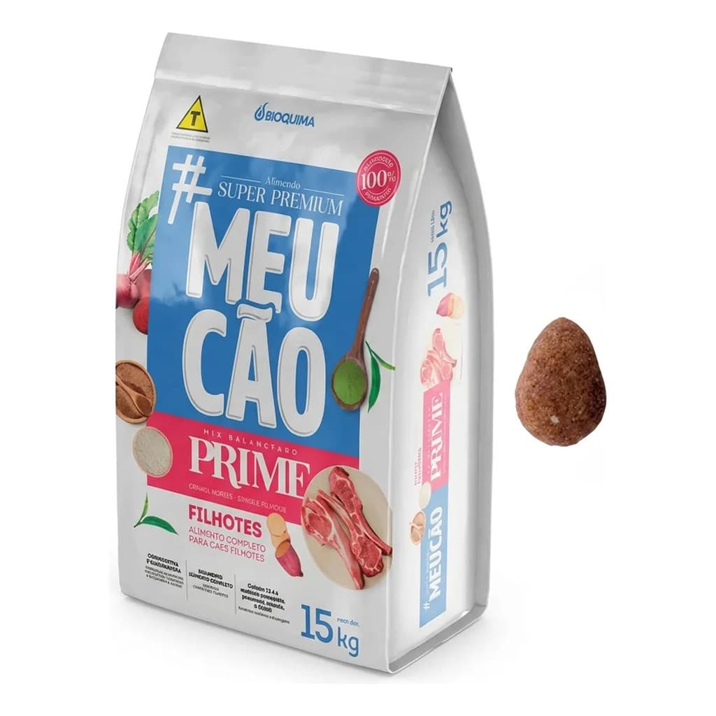 Ração Para Cachorro 15kg Prime Filhote Todas As Raças