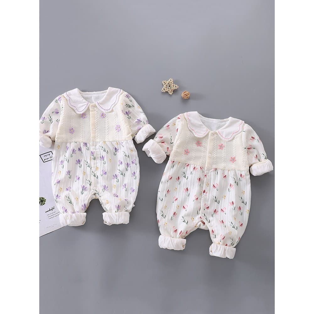 Pequeno mês de idade bebê menina outono roupas junho junho roupas do bebê início do outono menina macacão na moda