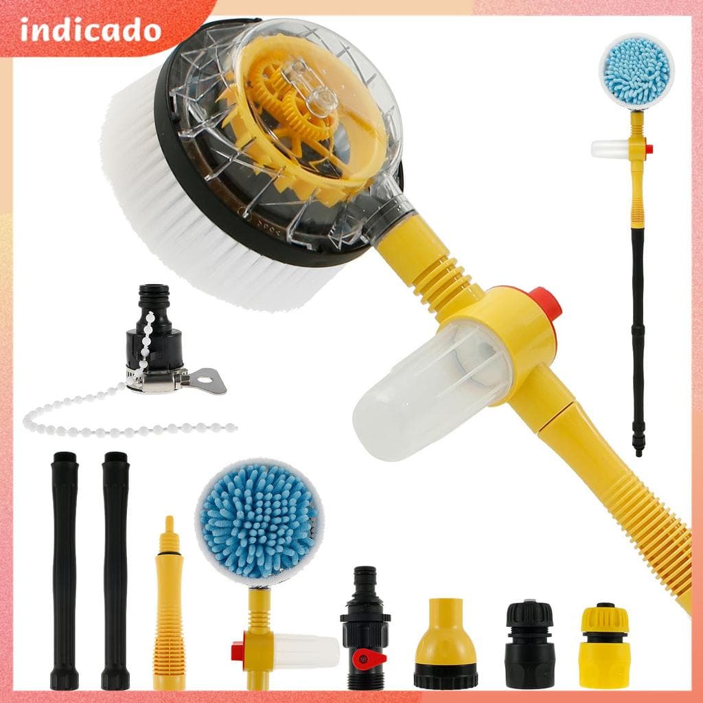 Kit De Escova Para Lavagem De Carros 360 ° Rotativa Limpeza De Carro , Sem Arranhões , Espuma Eficiente , Esfregar SHOPS