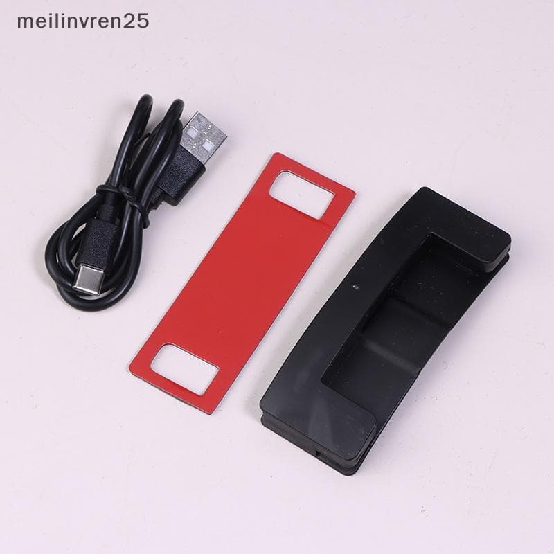 MEL Luz De Advertência Para Capacete De Motocicleta , Display Led Noturno , Traseira , Acessórios Moto DIY BR