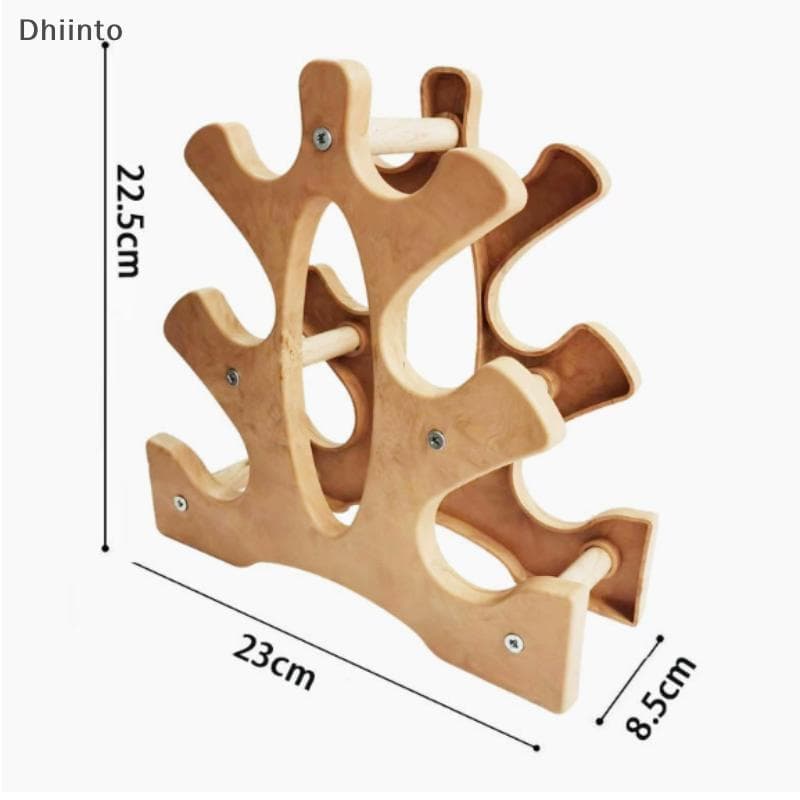 [Dhiint] Ra De Armazenamento De Halteres De 3 Camadas-Suporte Resistente Para Fitness E Peso Academia Em Casa