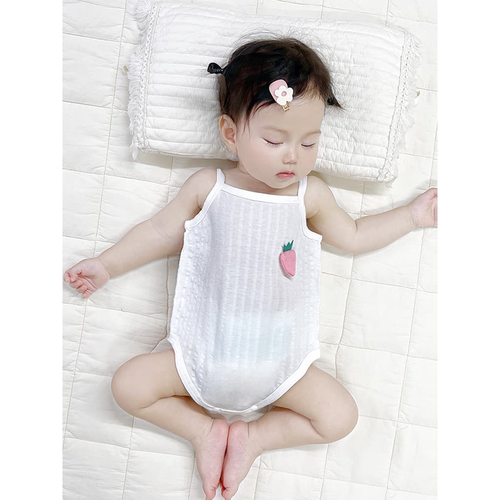 Sling roupas de bebê verão roupas da menina do bebê verão colete macacão bonito influenciador sem mangas roupas de verão