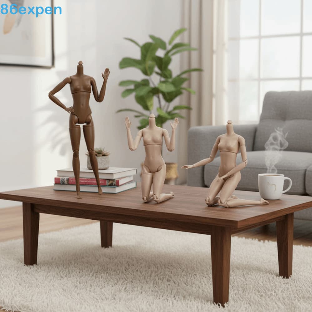 EXPEN1 Bonecas BJD Nuas Articuladas , Boneca Super Modelo De Corpo Muscular Móvel , De Figura De Ação Removível De Subst