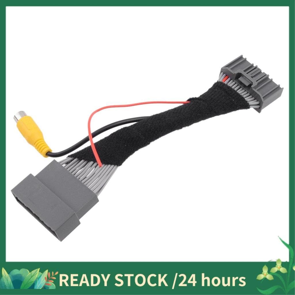 5X Adaptador De Câmera De Visão Traseira Do Carro Fio Chicote De Fios Conector De Vídeo Para EXI 2012-2016