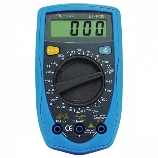 Multímetro Digital ET-1400 - Minipa