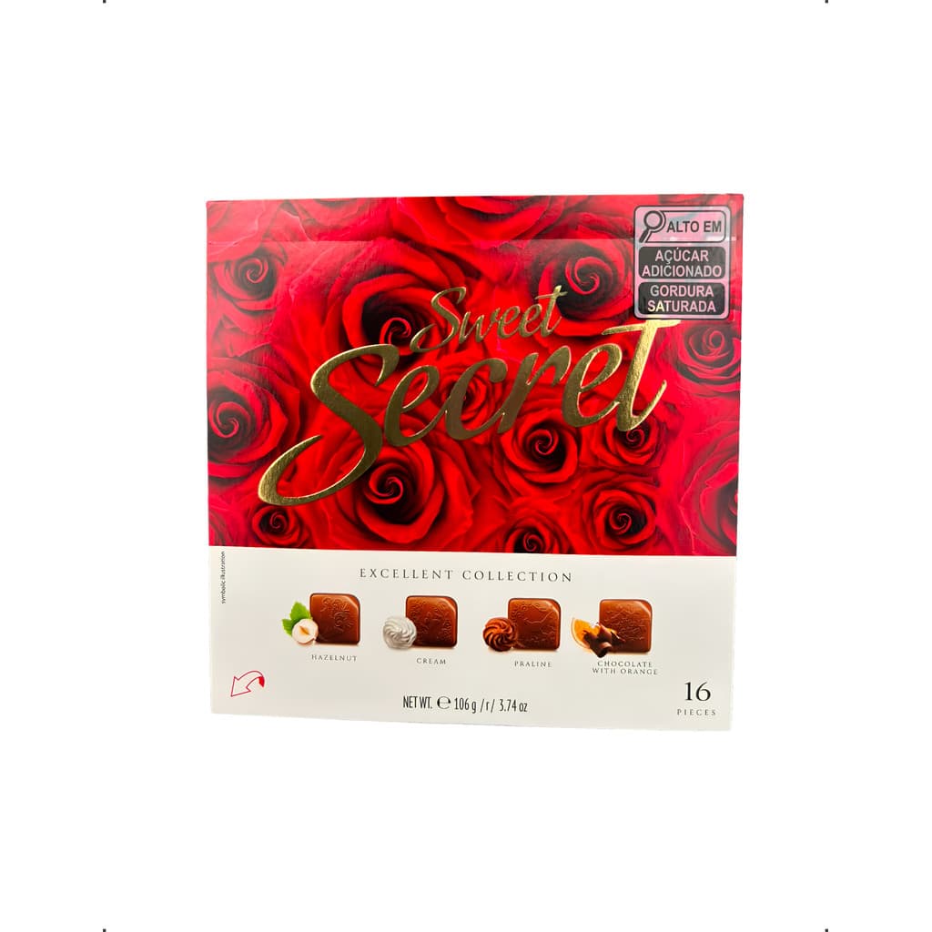 Caixa De Bombom Mieszko Sweet Secret 106g Original Importado