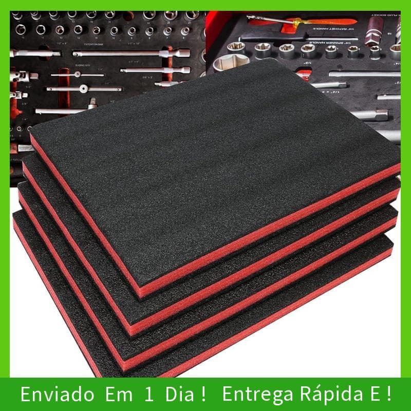 - joyce 4 Pacote 17.7 X12 X 1 Polegada Caixa De Ferramentas Espuma , Inserções De Ferramenta Para Casos , Folhas De Arma