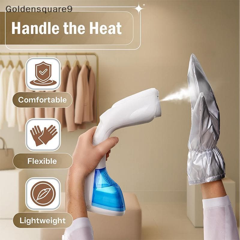 goldensquare9 Luvas Para Vaporizador De Roupas A Vapor-Luva De Cinza Protege Contra O Calor Mão Flexível Ferro BR